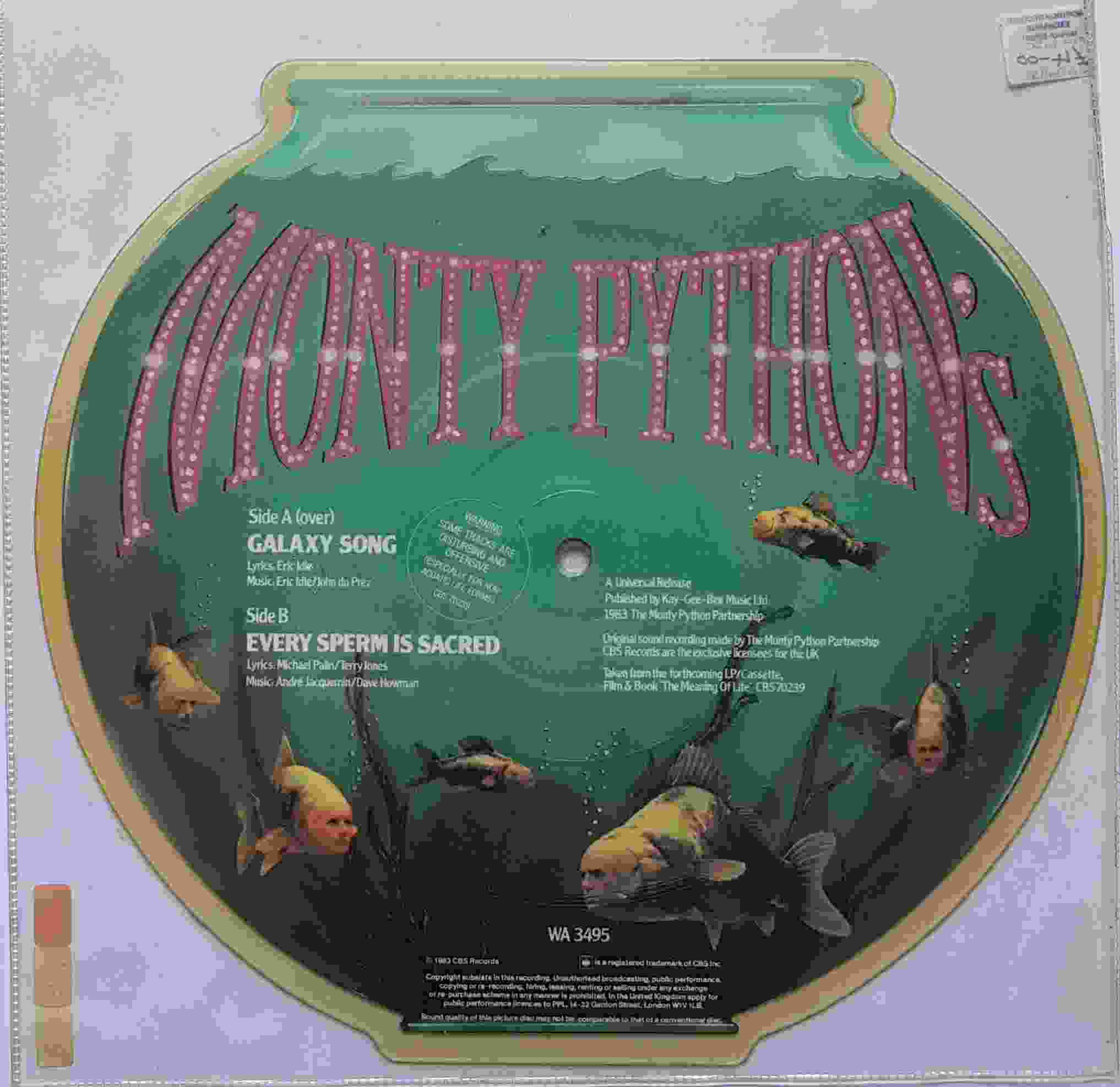 Picture of WA 3495 Galaxy song (Monty Python's flying circus) by artist Monty Python from the BBC records and Tapes library